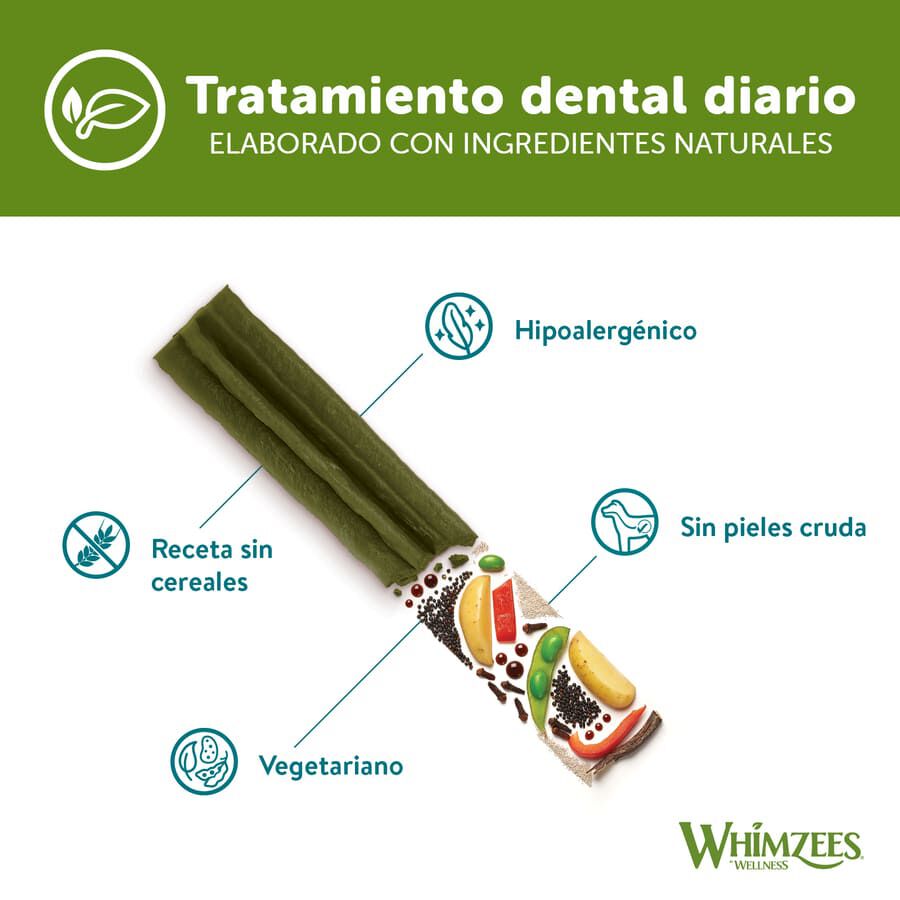 14 barritas Whimzees Snacks Dentales Stix para perros de razas medianas, , large Imagen numero 4